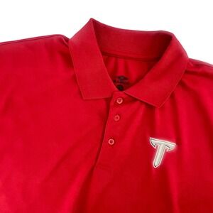 Ramco Troy University Polo Shirt Mens 3XL Red Performance Mesh Embroidered